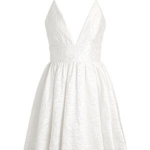 White Alice and Olivia Mini Dress